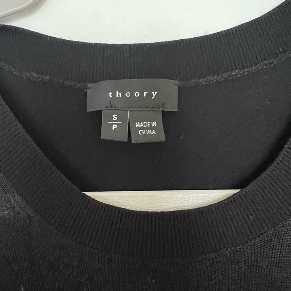 Theory Black Tank Mesh Dress size small - Picture 3 of 4